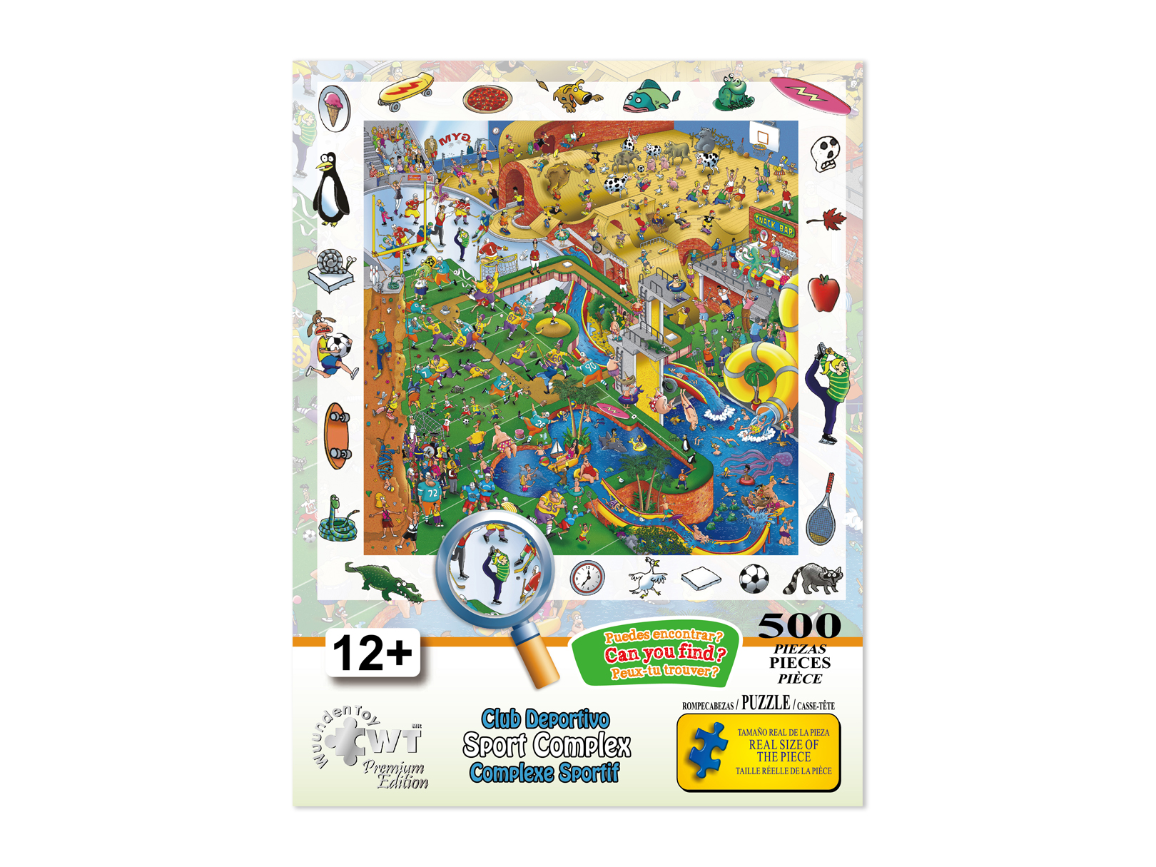 Rompecabezas WuundenToy 500 Piezas, Club Deportivo, Puzzles para Adultos, Niños y Adolescentes, Calidad Premium, Perfecto para Adorno de Interiores, Ideal para Regalo