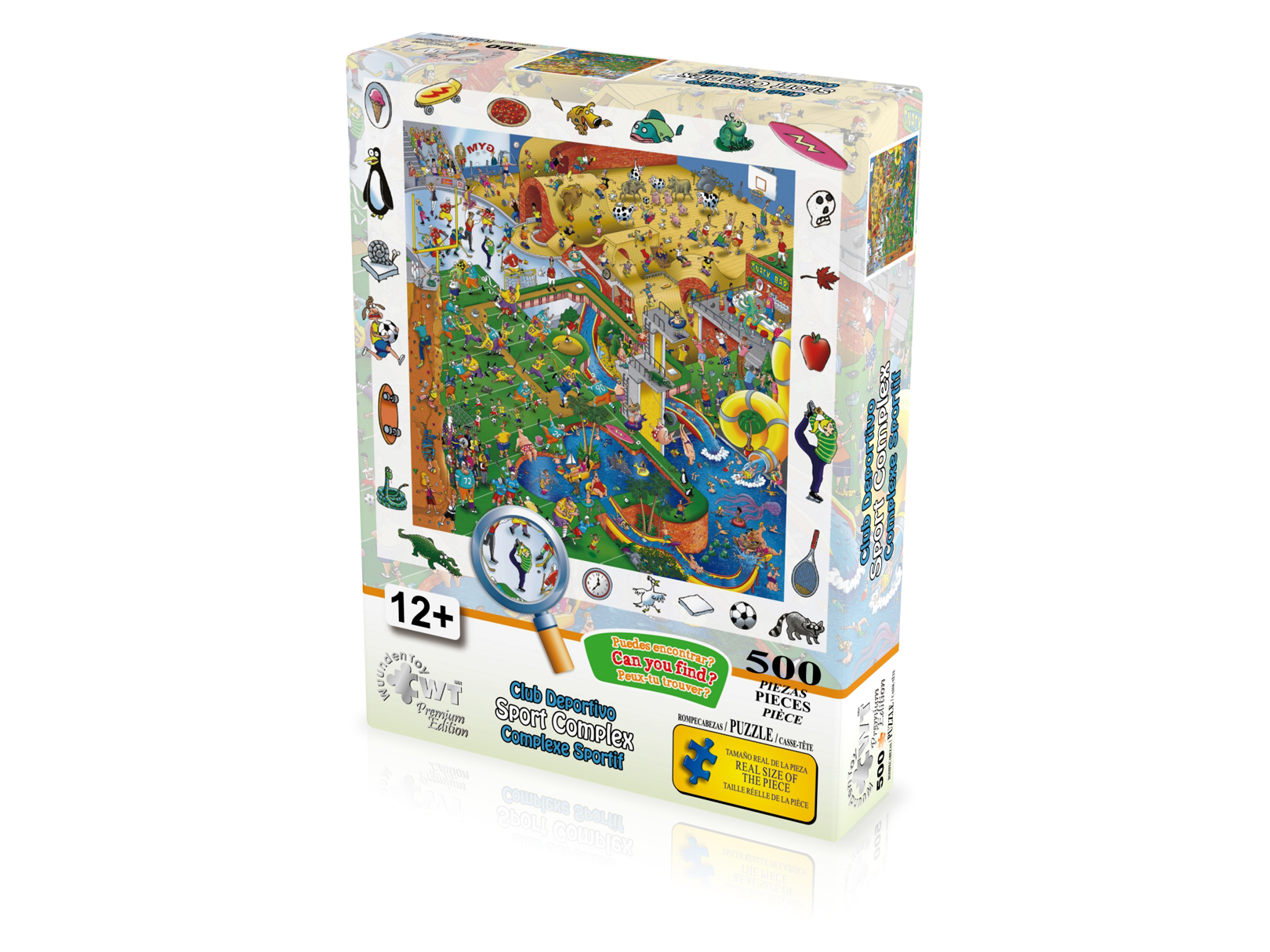 Rompecabezas WuundenToy 500 Piezas, Club Deportivo, Puzzles para Adultos, Niños y Adolescentes, Calidad Premium, Perfecto para Adorno de Interiores, Ideal para Regalo