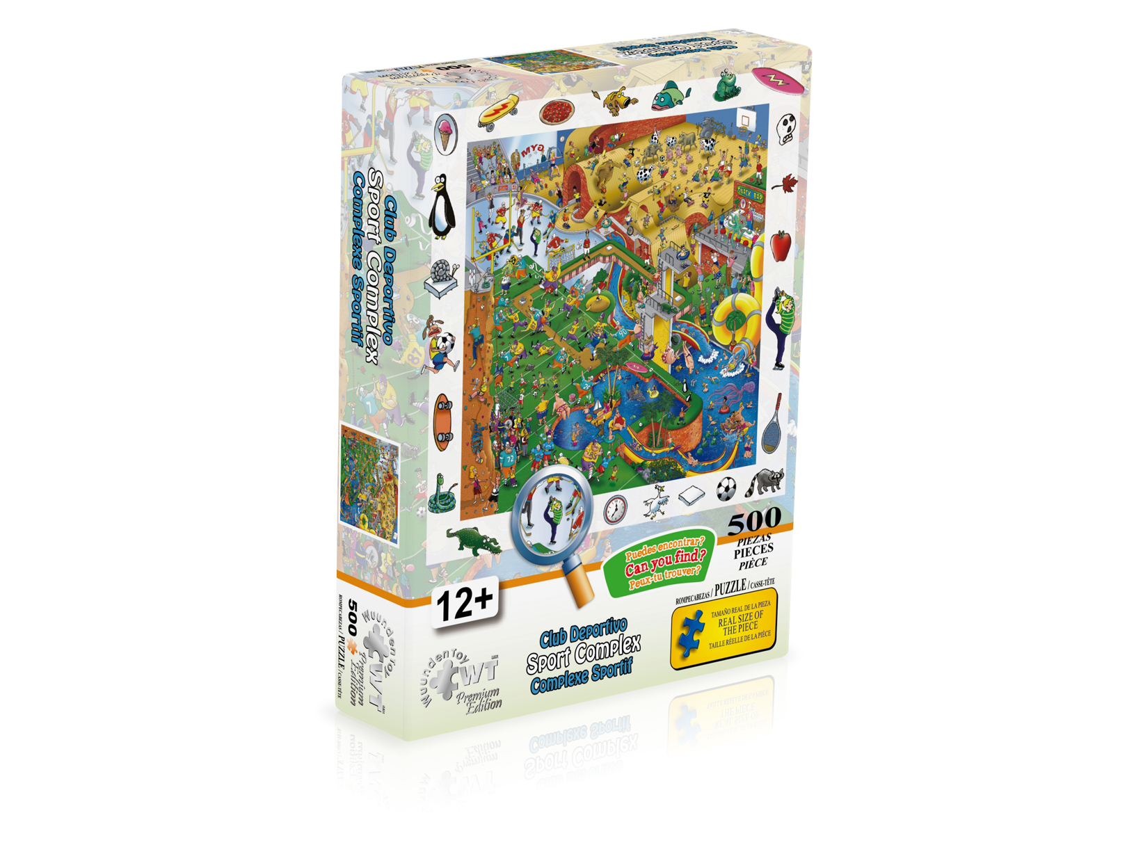 Rompecabezas WuundenToy 500 Piezas, Club Deportivo, Puzzles para Adultos, Niños y Adolescentes, Calidad Premium, Perfecto para Adorno de Interiores, Ideal para Regalo