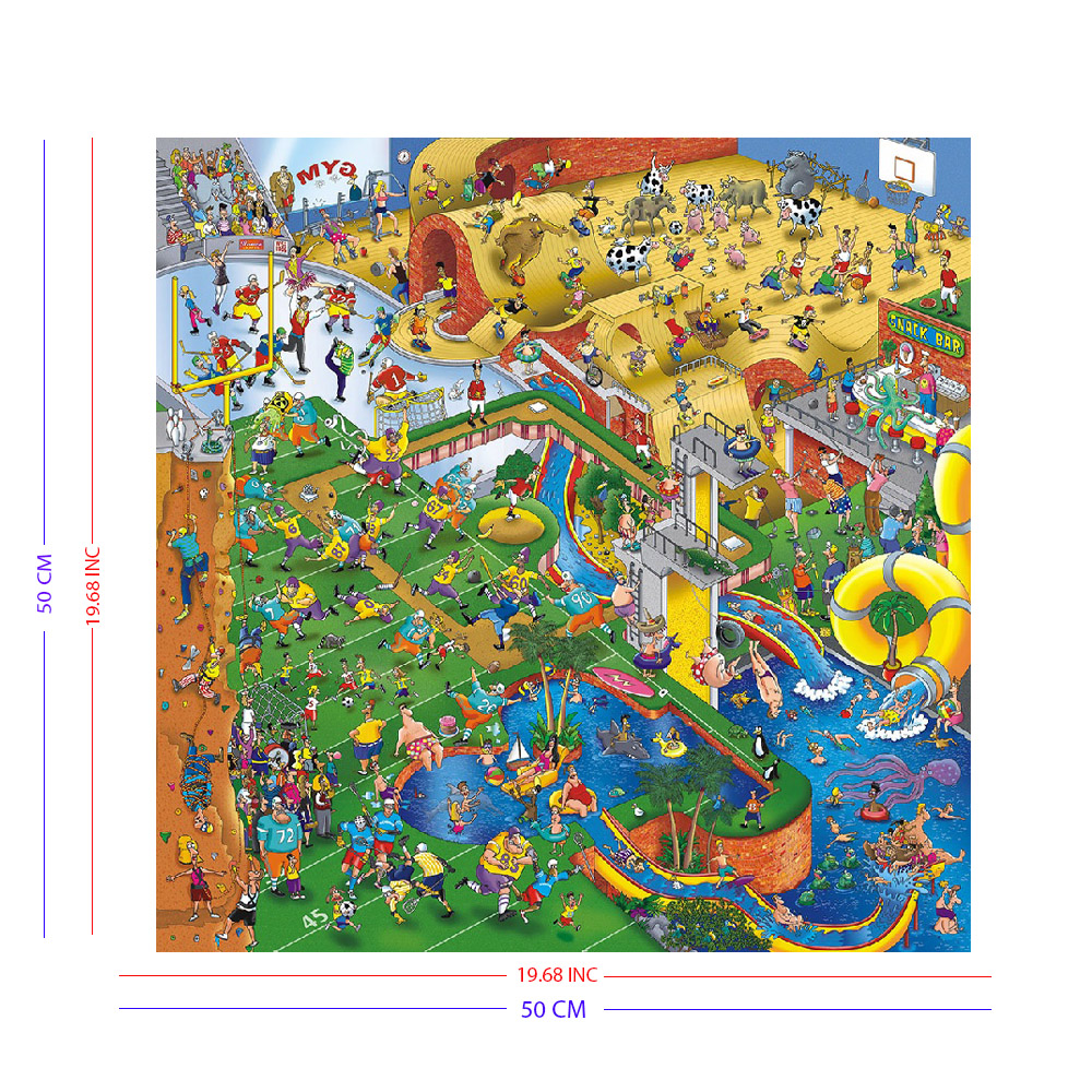 Rompecabezas WuundenToy 500 Piezas, Club Deportivo, Puzzles para Adultos, Niños y Adolescentes, Calidad Premium, Perfecto para Adorno de Interiores, Ideal para Regalo