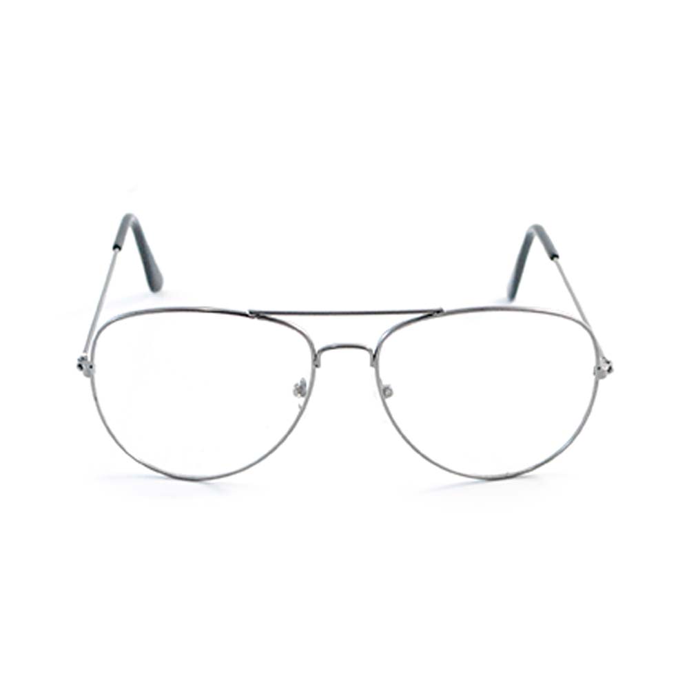 Gafas transparentes tipo aviador - Pack con 12 piezas