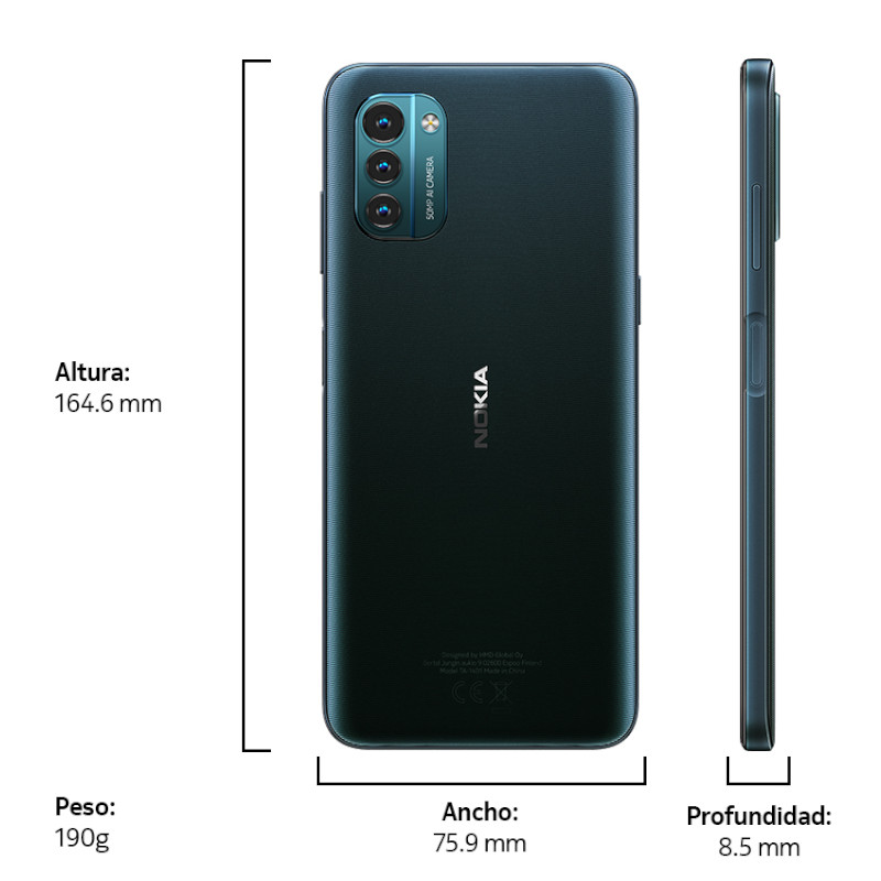 Nokia G21,  Dual Sim, 4 Gb Ram 128 Gb, Azul
