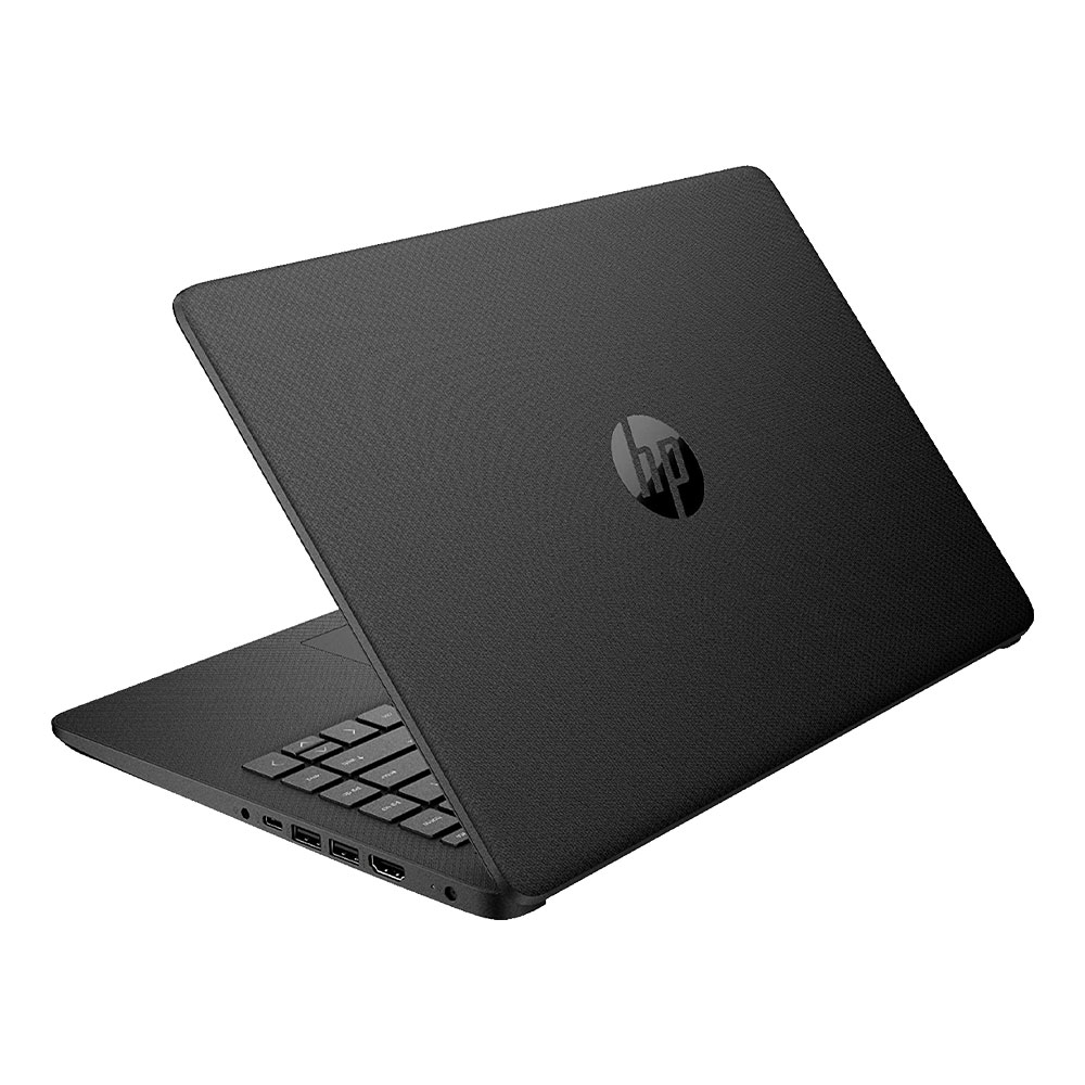 HP Notebook 14-fq0020nr 14 AMD Radeon 3020e 1.2 GHz 4GB 64 GB eMMC W10 Home Jet black teclado en inglés
