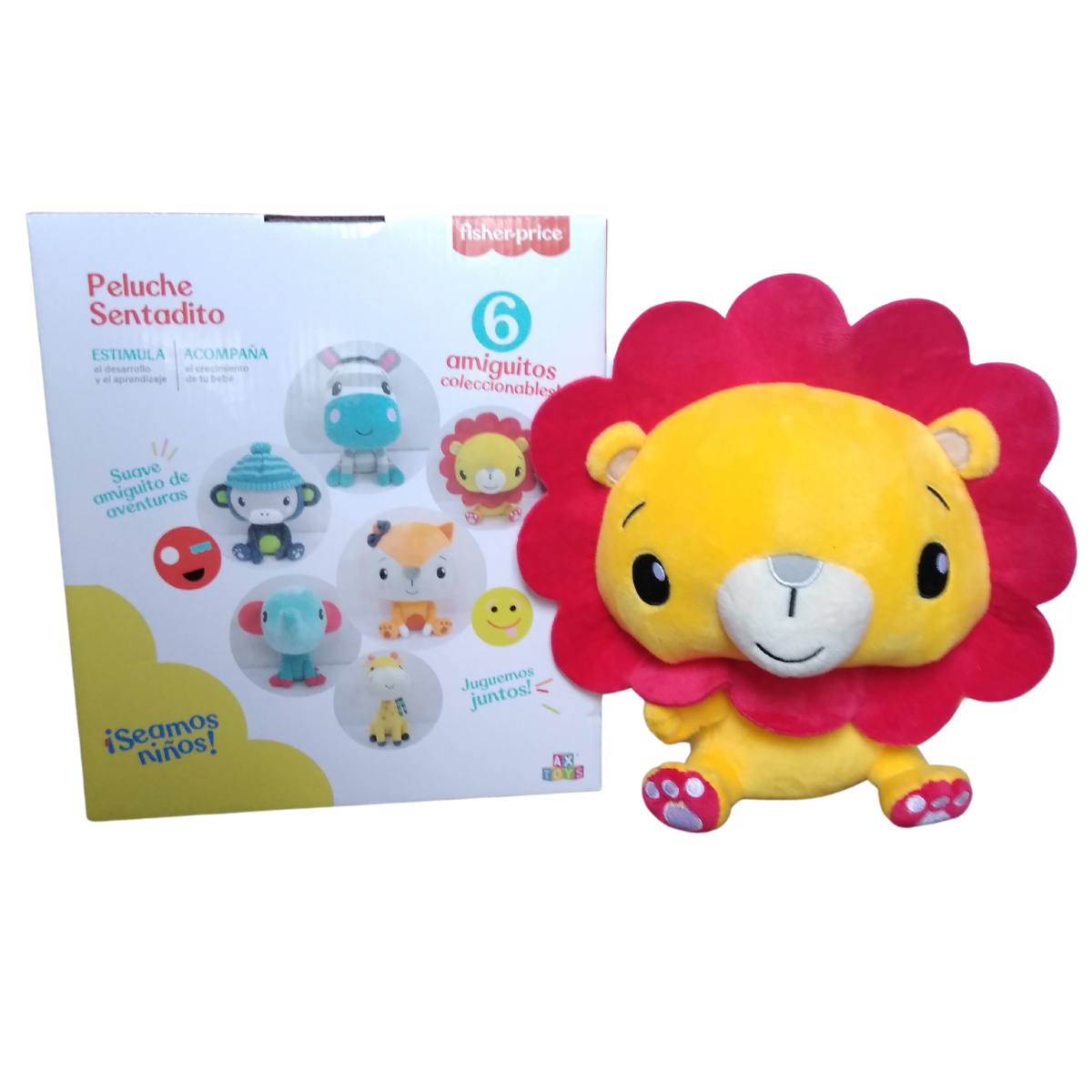 Peluche Sentadito León De 20 Cm Fisher Price