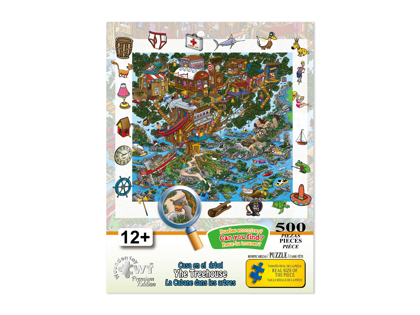 Rompecabezas WuundenToy 500 Piezas, Casa En El Arbol, Puzzles para Adultos, Niños y Adolescentes, Calidad Premium, Perfecto para Adorno de Interiores, Ideal para Regalo