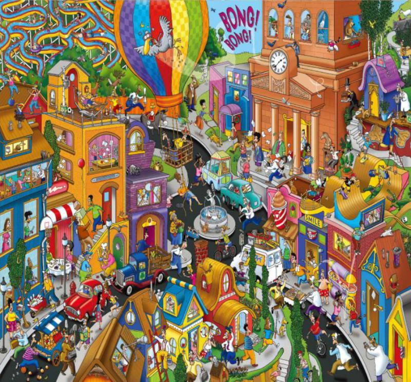 Rompecabezas WuundenToy 500 Piezas, Mundo En Apuro, Puzzles para Adultos, Niños y Adolescentes, Calidad Premium, Perfecto para Adorno de Interiores, Ideal para Regalo