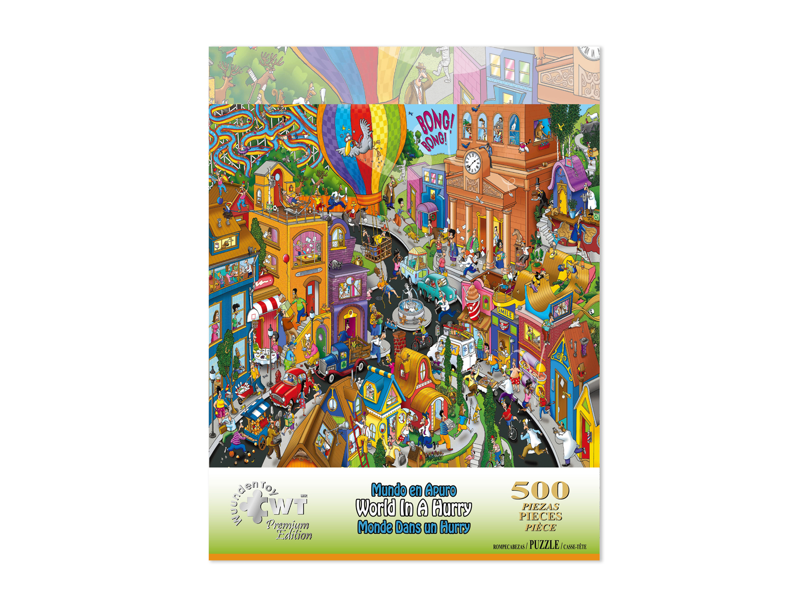 Rompecabezas WuundenToy 500 Piezas, Mundo En Apuro, Puzzles para Adultos, Niños y Adolescentes, Calidad Premium, Perfecto para Adorno de Interiores, Ideal para Regalo