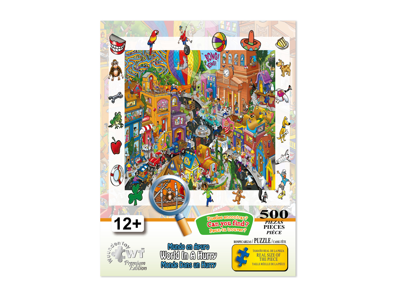 Rompecabezas WuundenToy 500 Piezas, Mundo En Apuro, Puzzles para Adultos, Niños y Adolescentes, Calidad Premium, Perfecto para Adorno de Interiores, Ideal para Regalo