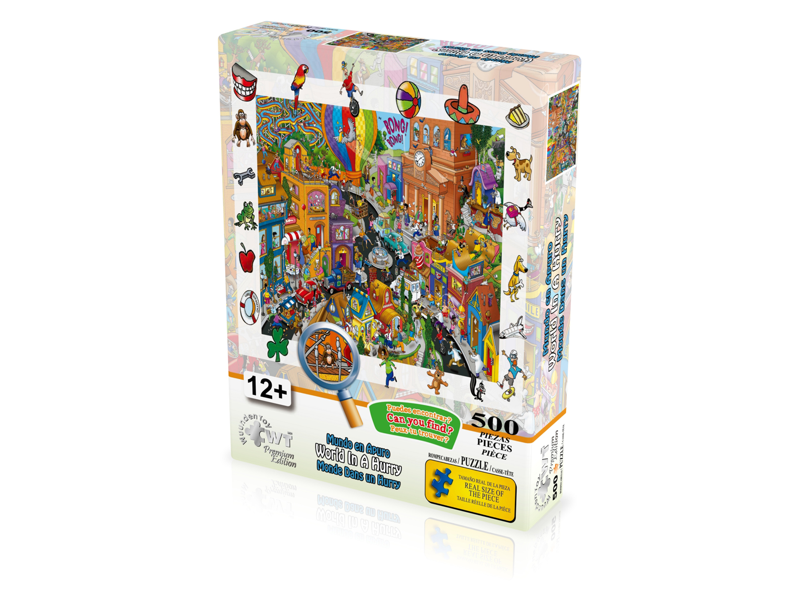 Rompecabezas WuundenToy 500 Piezas, Mundo En Apuro, Puzzles para Adultos, Niños y Adolescentes, Calidad Premium, Perfecto para Adorno de Interiores, Ideal para Regalo
