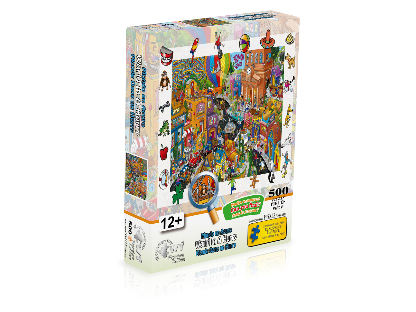 Rompecabezas WuundenToy 500 Piezas, Mundo En Apuro, Puzzles para Adultos, Niños y Adolescentes, Calidad Premium, Perfecto para Adorno de Interiores, Ideal para Regalo
