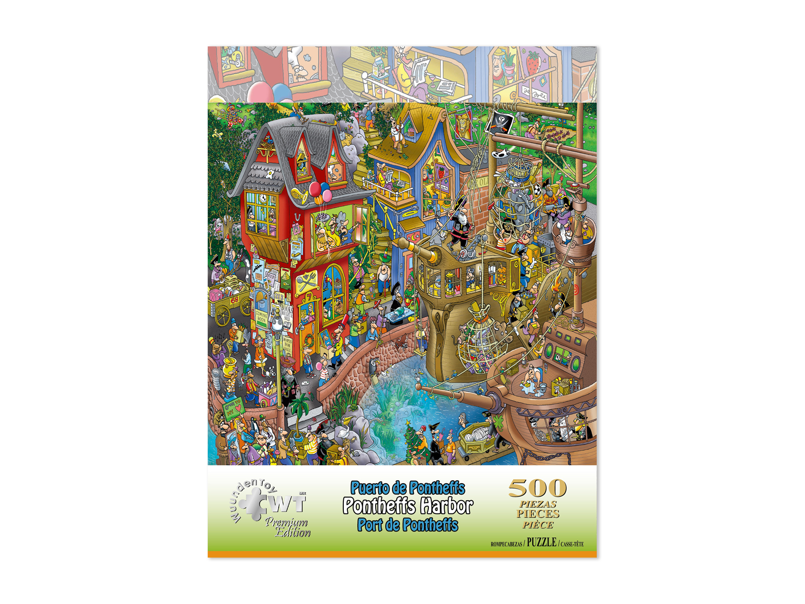 Rompecabezas WuundenToy 500 Piezas, Puerto De Pontcheffs, Puzzles para Adultos, Niños y Adolescentes, Calidad Premium, Perfecto para Adorno de Interiores, Ideal para Regalo
