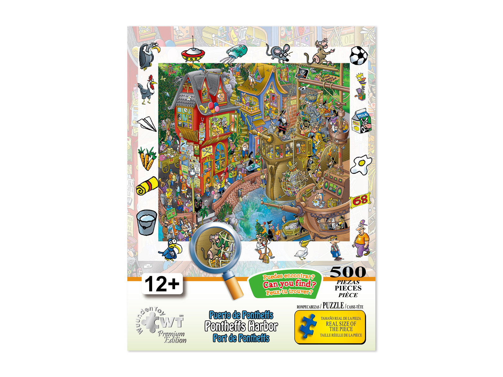 Rompecabezas WuundenToy 500 Piezas, Puerto De Pontcheffs, Puzzles para Adultos, Niños y Adolescentes, Calidad Premium, Perfecto para Adorno de Interiores, Ideal para Regalo