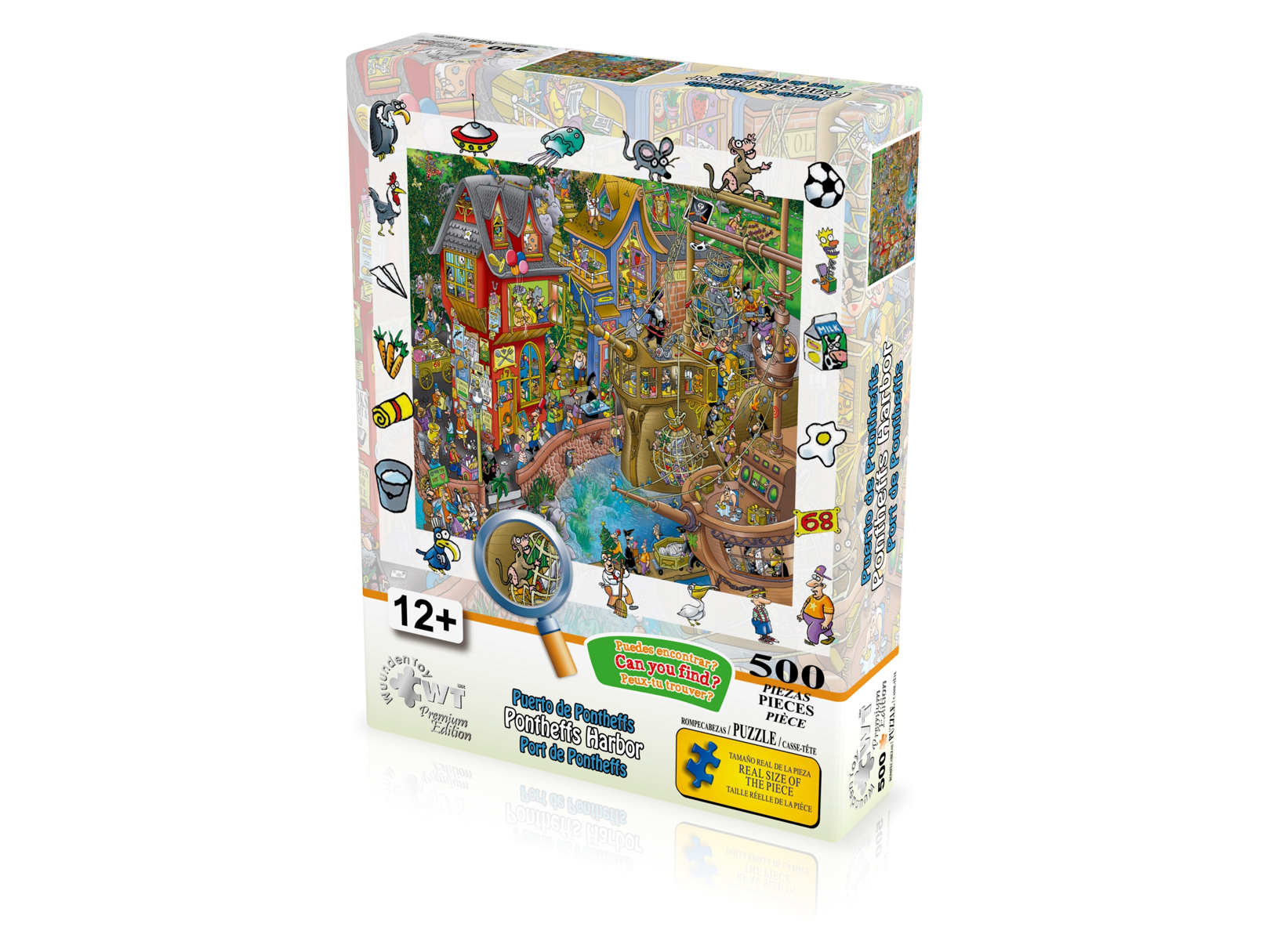 Rompecabezas WuundenToy 500 Piezas, Puerto De Pontcheffs, Puzzles para Adultos, Niños y Adolescentes, Calidad Premium, Perfecto para Adorno de Interiores, Ideal para Regalo