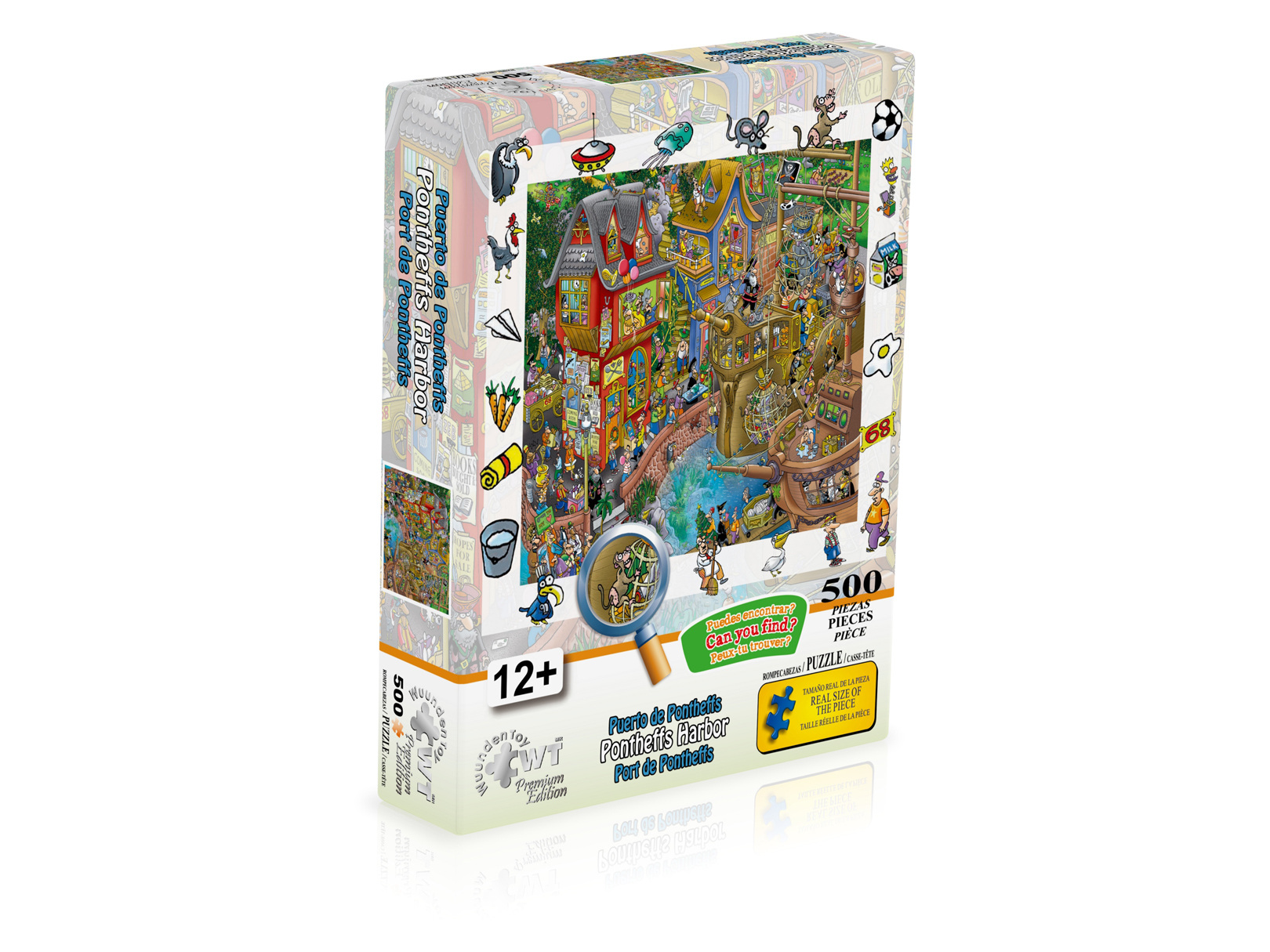 Rompecabezas WuundenToy 500 Piezas, Puerto De Pontcheffs, Puzzles para Adultos, Niños y Adolescentes, Calidad Premium, Perfecto para Adorno de Interiores, Ideal para Regalo