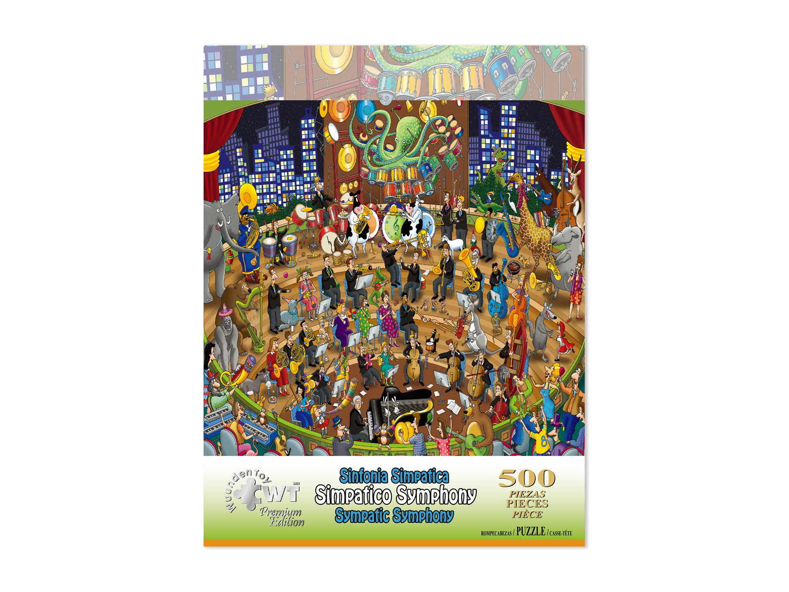Rompecabezas WuundenToy 500 Piezas, Sinfonía Simpática , Puzzles para Adultos, Niños y Adolescentes, Calidad Premium, Perfecto para Adorno de Interiores, Ideal para Regalo