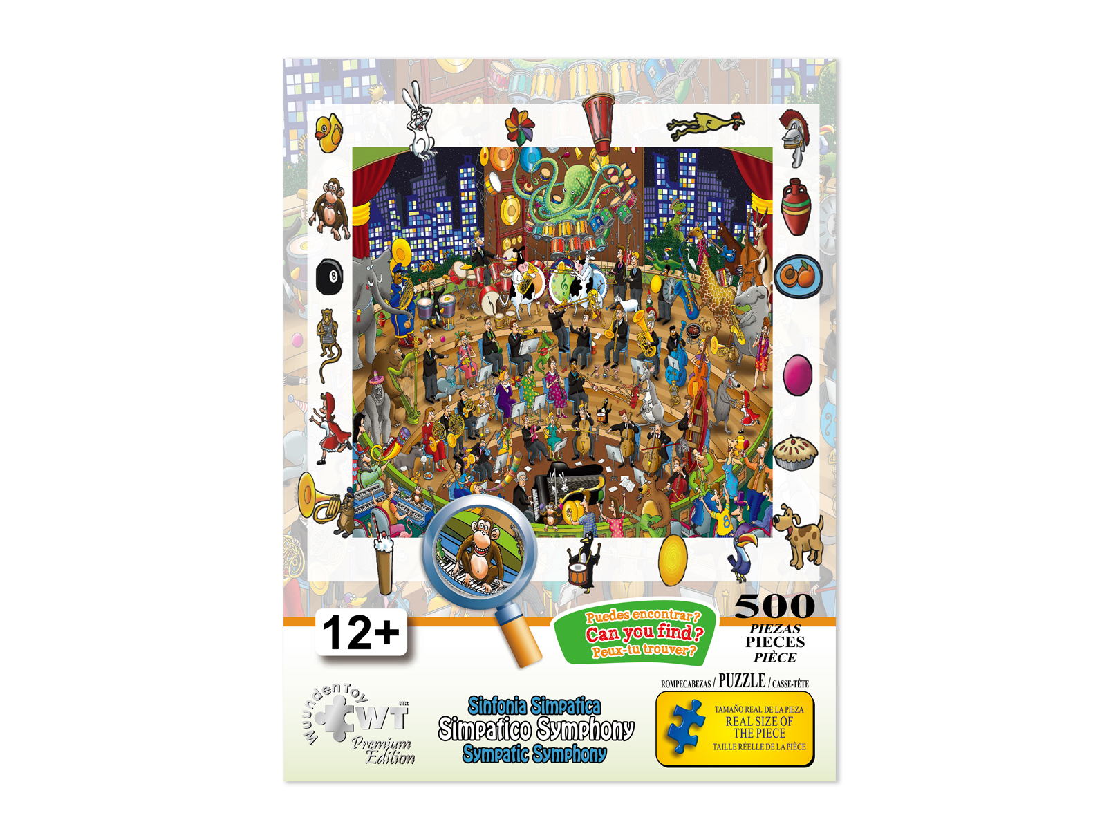 Rompecabezas WuundenToy 500 Piezas, Sinfonía Simpática , Puzzles para Adultos, Niños y Adolescentes, Calidad Premium, Perfecto para Adorno de Interiores, Ideal para Regalo