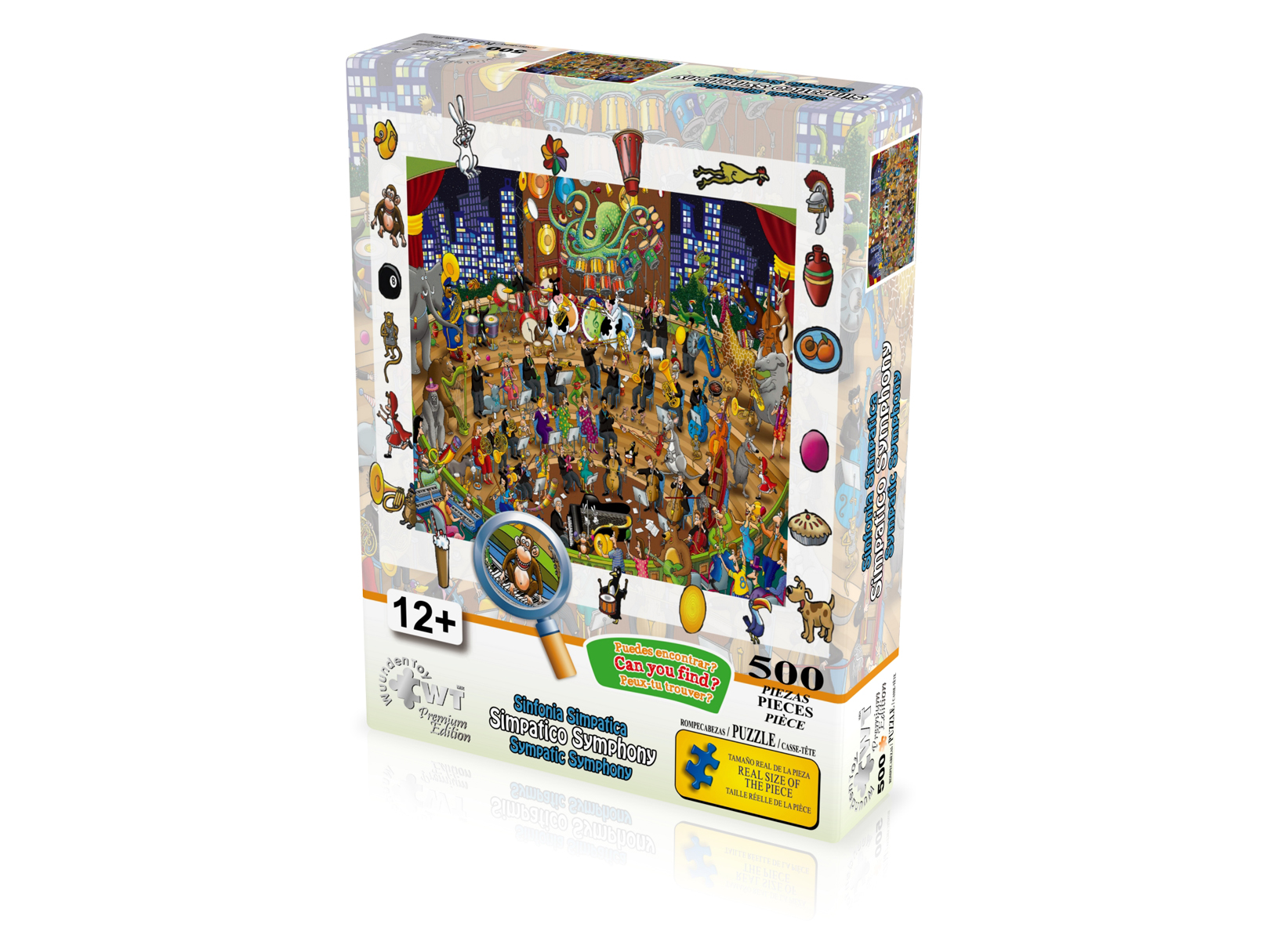 Rompecabezas WuundenToy 500 Piezas, Sinfonía Simpática , Puzzles para Adultos, Niños y Adolescentes, Calidad Premium, Perfecto para Adorno de Interiores, Ideal para Regalo