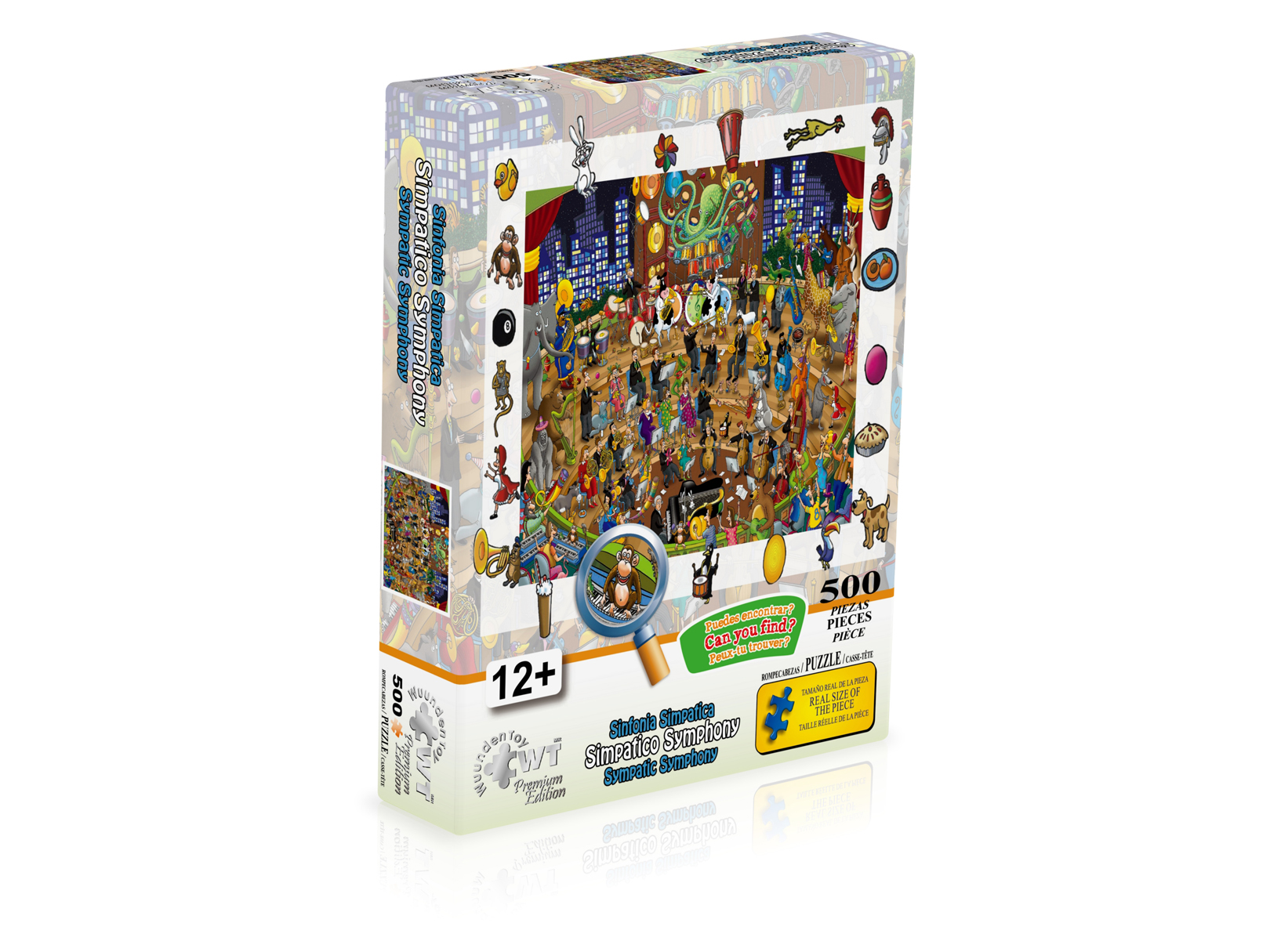 Rompecabezas WuundenToy 500 Piezas, Sinfonía Simpática , Puzzles para Adultos, Niños y Adolescentes, Calidad Premium, Perfecto para Adorno de Interiores, Ideal para Regalo
