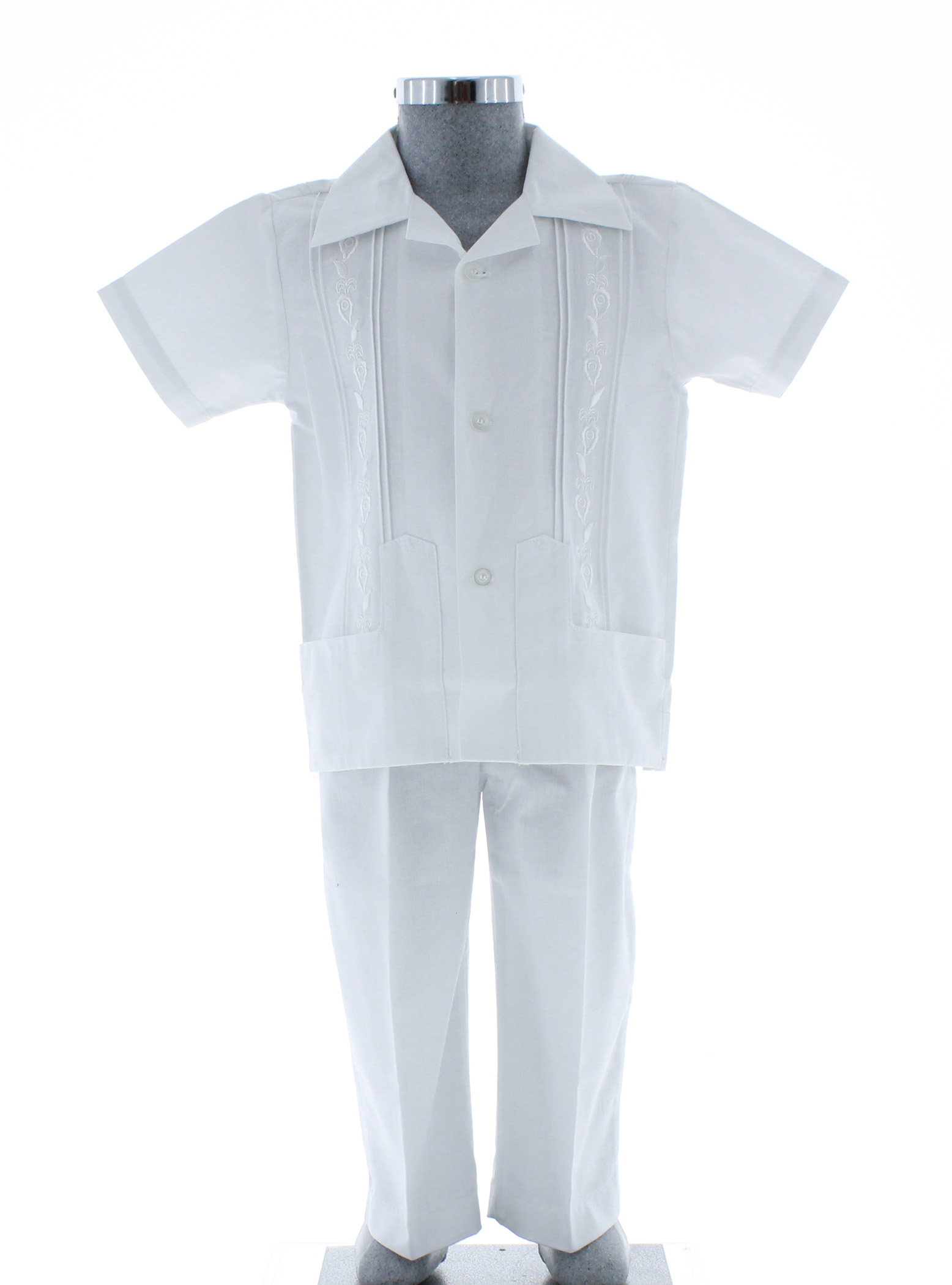 Conjunto Guayabera Bordada 2862 1 a 6 años