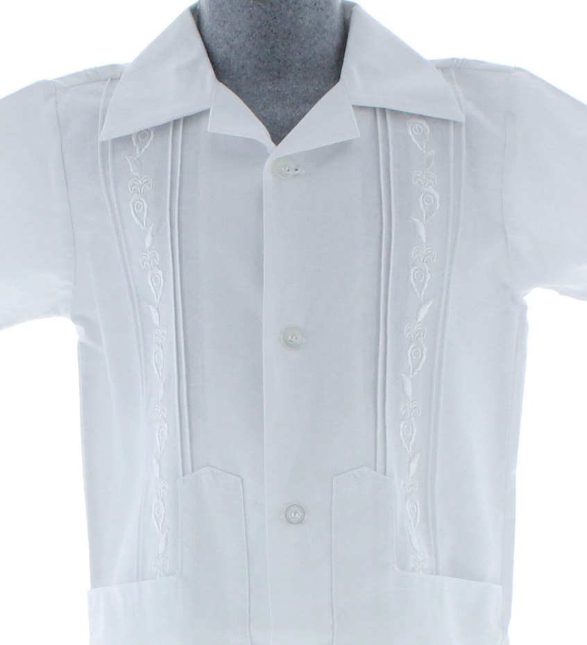 Conjunto Guayabera Bordada 2862 1 a 6 años