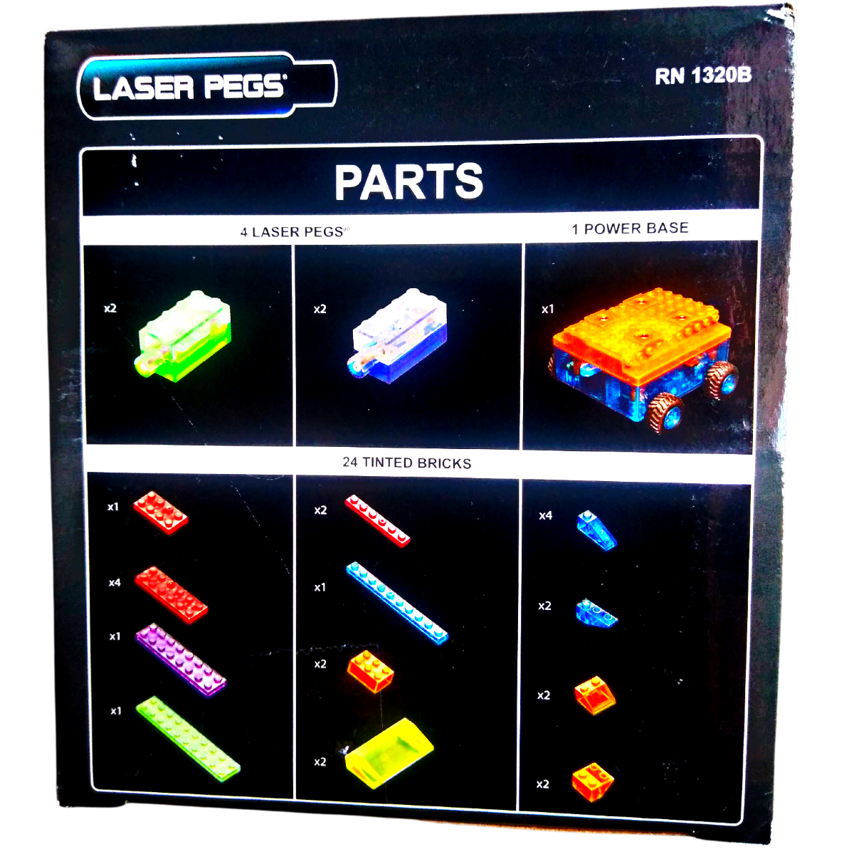 Carro De Bloques Runner Laser Pegs 8 En 1 Con 29pz