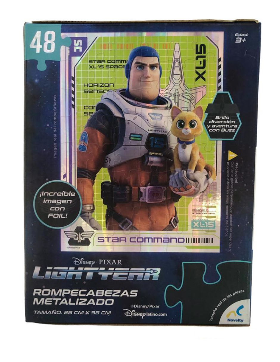 Rompecabezas  Foil Buzz Lightyear  Metalizado Caja Subliminada 48 Piezas Novelty