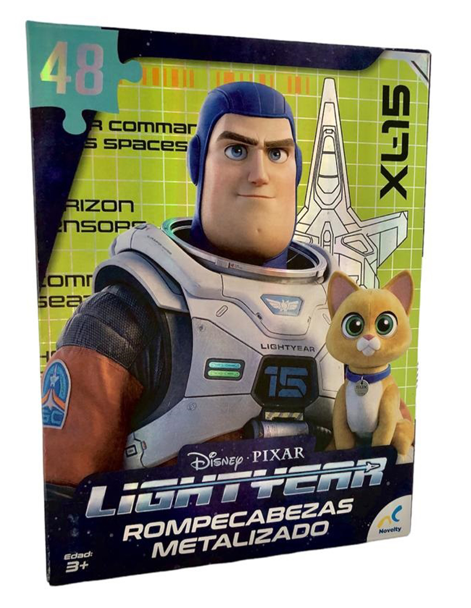 Rompecabezas  Foil Buzz Lightyear  Metalizado Caja Subliminada 48 Piezas Novelty
