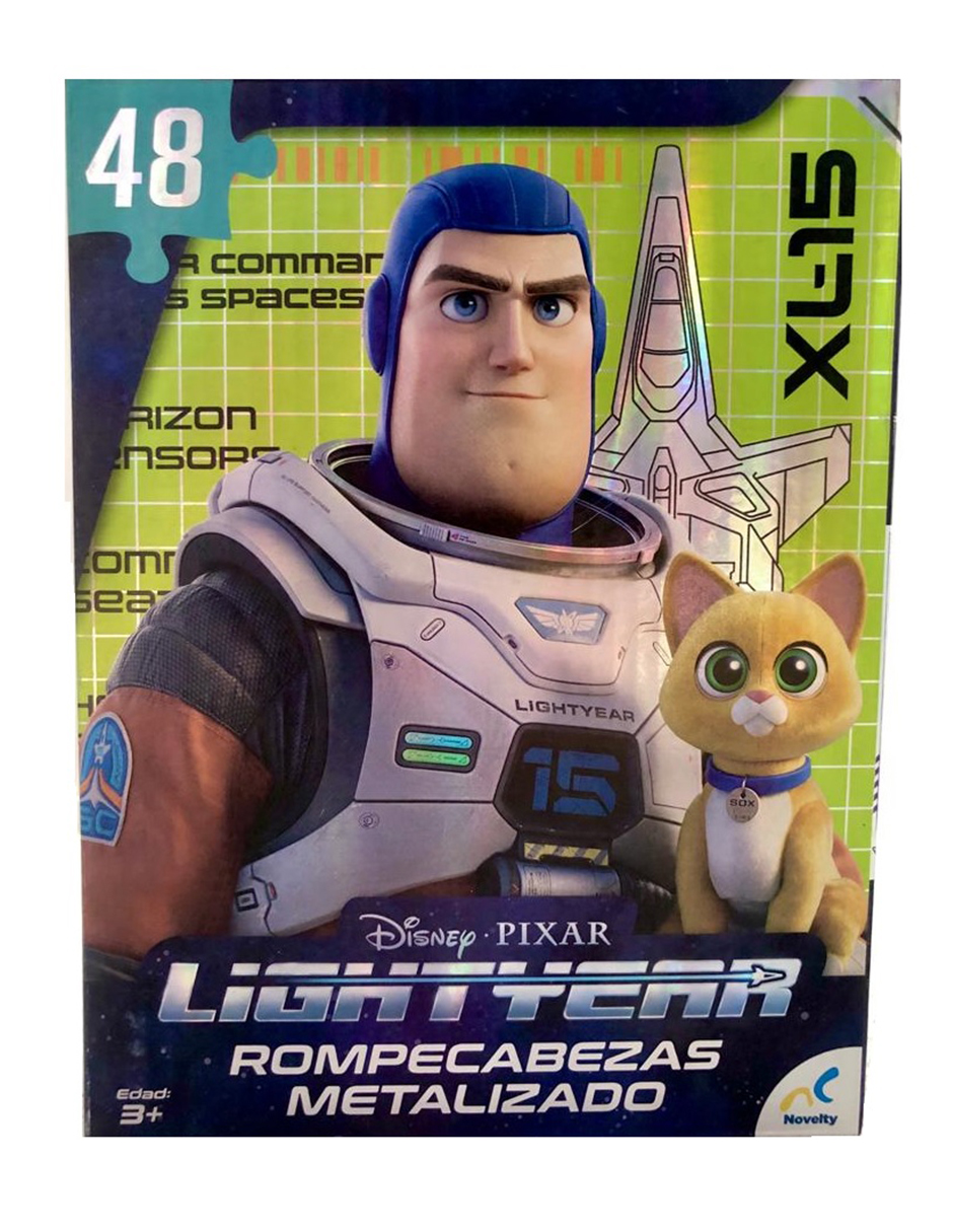 Rompecabezas  Foil Buzz Lightyear  Metalizado Caja Subliminada 48 Piezas Novelty