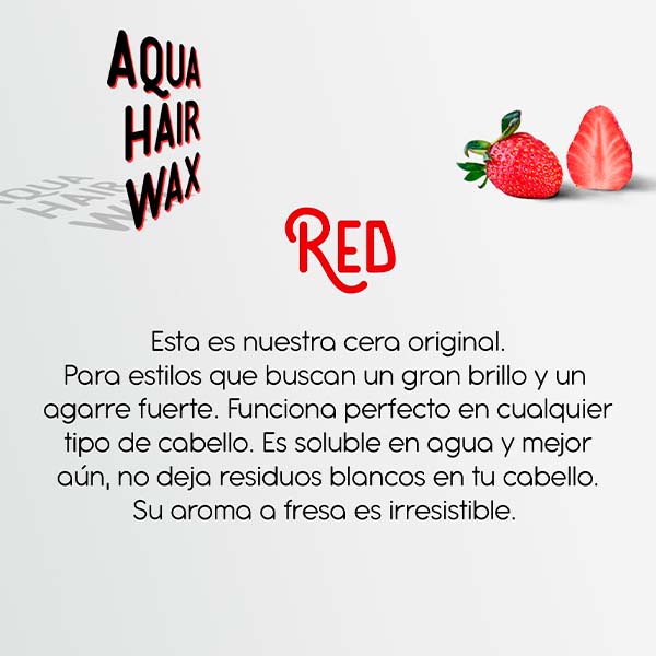 Cera para Peinar Red One Maximo Control Cera Fijadora para Cabello Rojo 150 ml