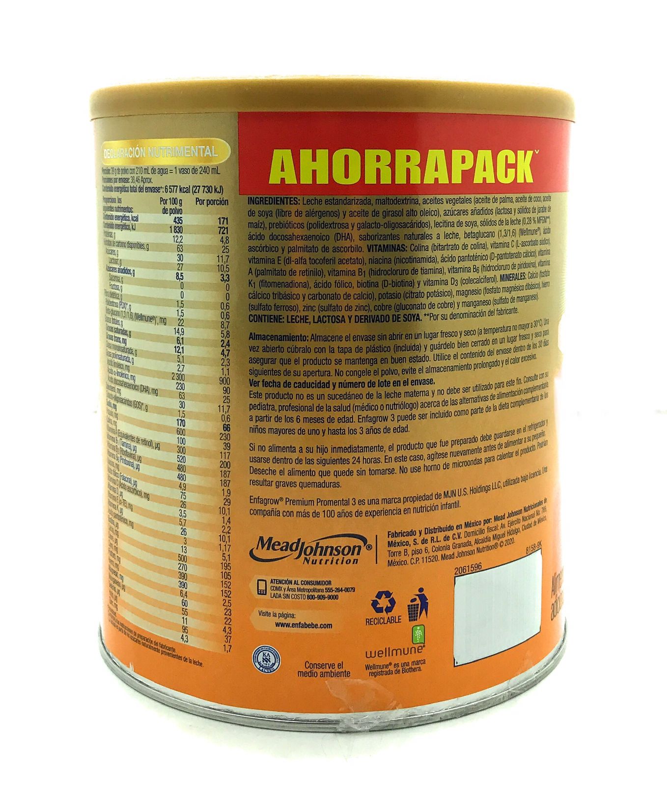 Fórmula Infantil En Polvo Enfagrow Premium 3 Natural 1.5kg