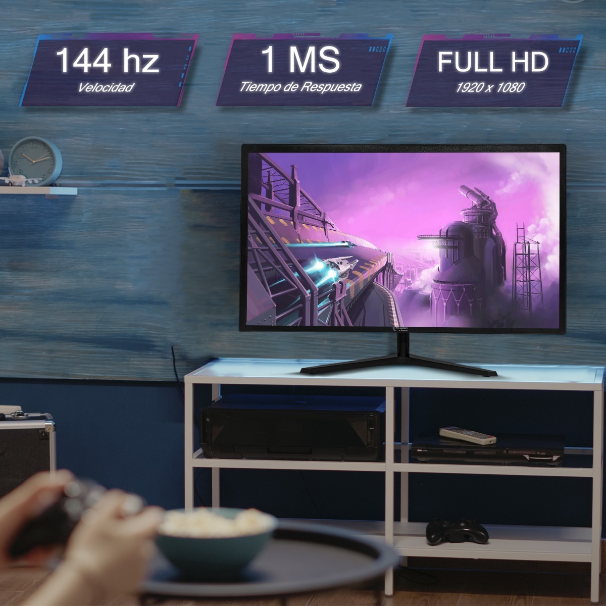 Monitor Gamer 23.8' 144 Hz Display Port Hdmi Usb 30w