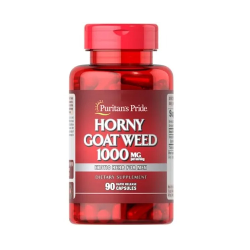 Horny Goat Weed 1000mg Vigor Libido Energia Sexual Vitalidad Puritan's Pride