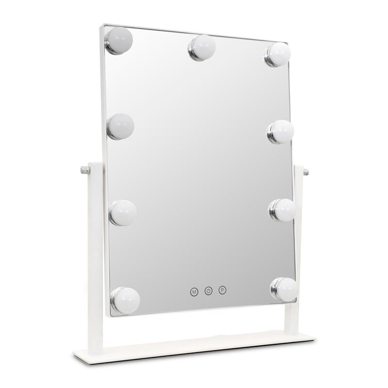 Espejo con Luz LED para Maquillaje Extra Grande tipo Hollywood Redlemon