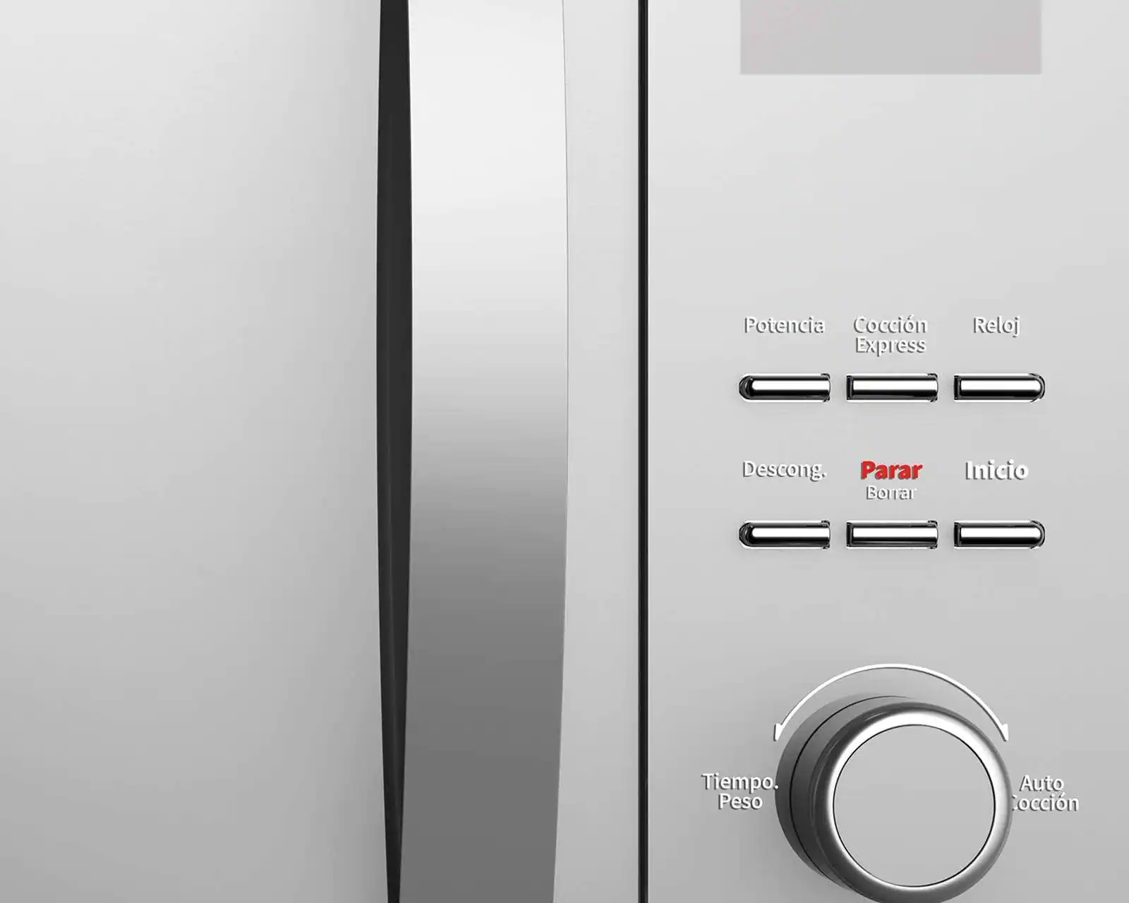 Horno de Microondas Winia .8 Pies KOS-81HS Plateado acabado espejo 800W de potencia 