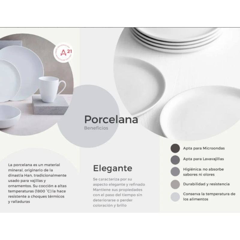 Vajilla de porcelana discount moderna