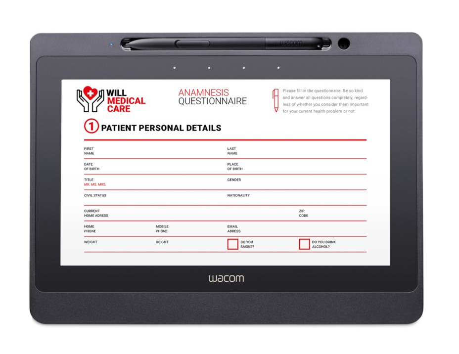 Tablet Digitalizadora Wacom DTU-1141B Interactivo 11 Full HD