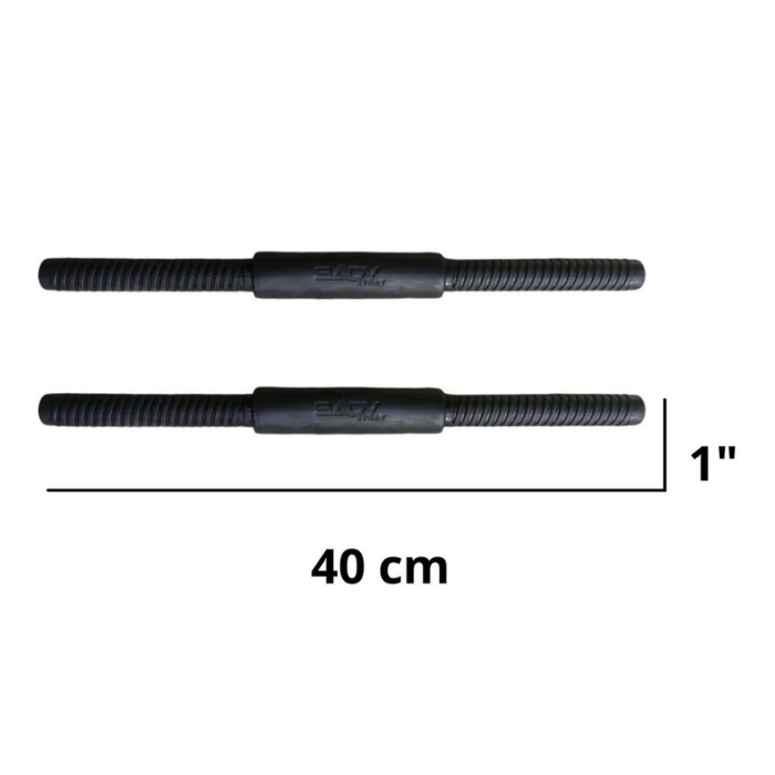 Kit Maestro(a) Barra Z + Barra Recta + Mancuernas +10 Discos - Sady Sport