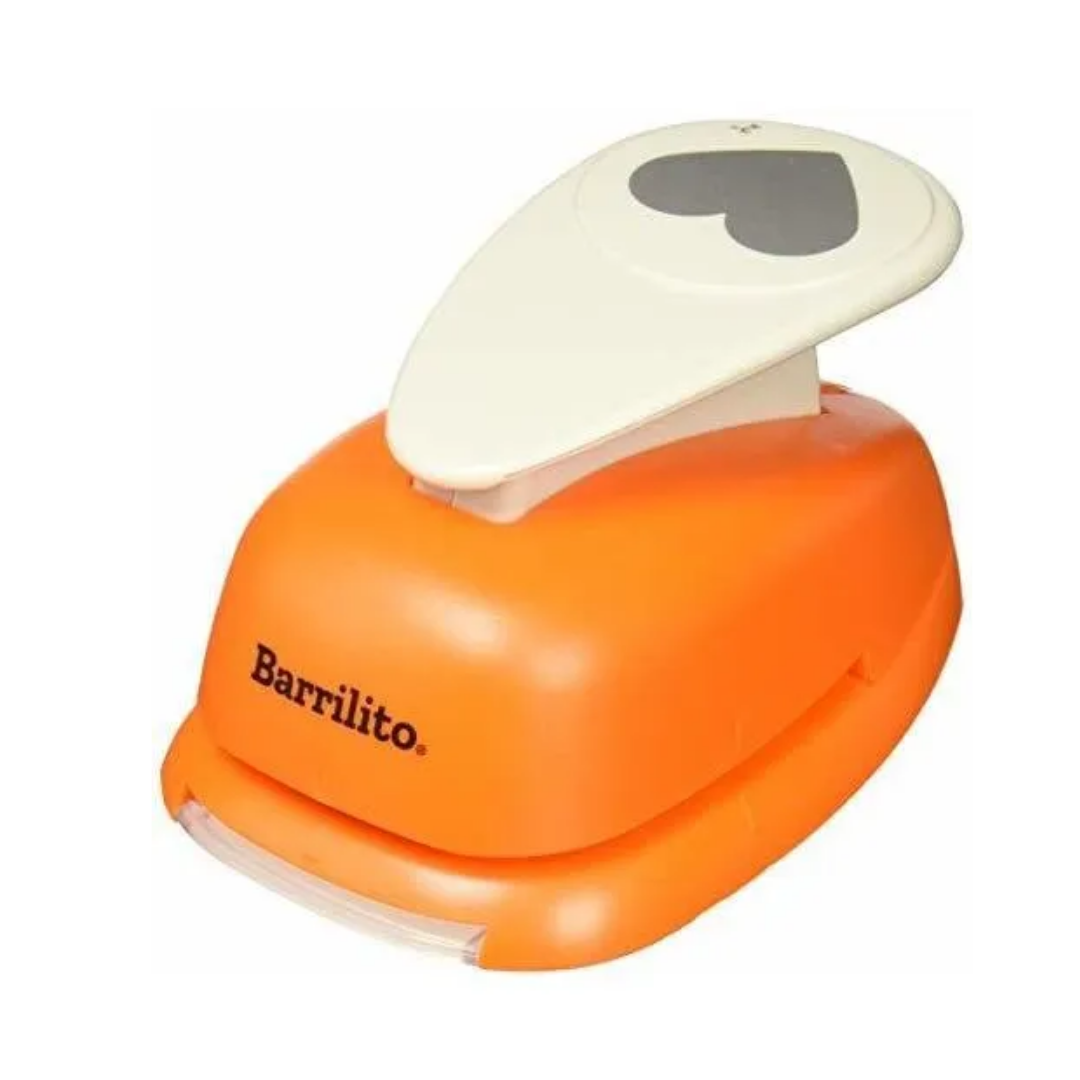Perforadora De Figura Jumbo Barrilito Corazón