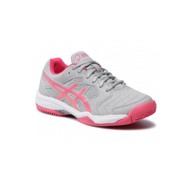 TENIS ASICS GEL-DEDICATE 6 OYSTER GREY/PINK CAMEO