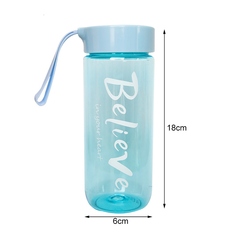 Botella Agua Deportiva Escolar Yoga Viaje Niños Fit 550ml