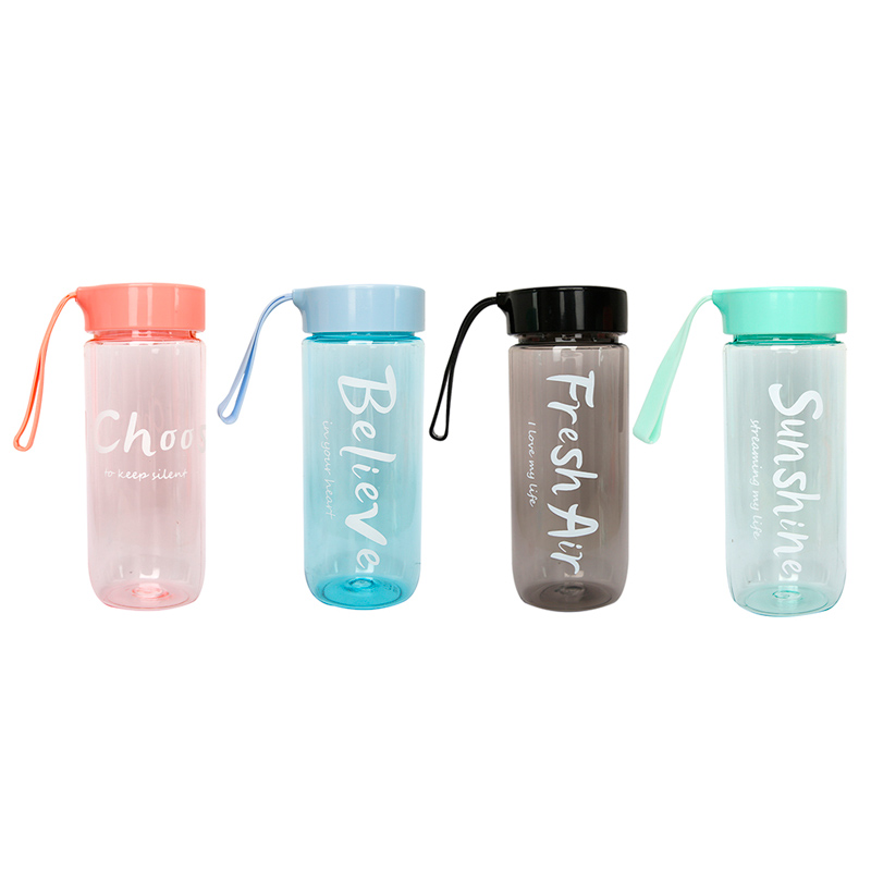 Botella Agua Deportiva Escolar Yoga Viaje Niños Fit 550ml