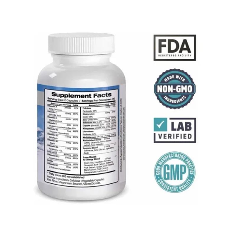 New Lung Premium Lung Detox Desintoxicacion Limpieza Pulmon Success Chemistry