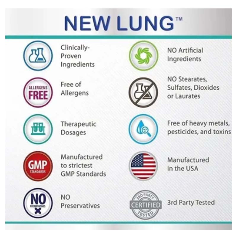 New Lung Premium Lung Detox Desintoxicacion Limpieza Pulmon Success Chemistry