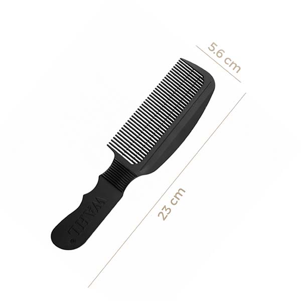 Peine Profesional De Lujo Flat Top Negro Wahl Barbería Estética