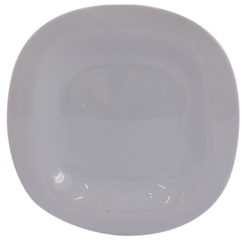 Luminarc  307-5573/5574E Vajilla Moderna Cuadrada Gris Vidrio Opal 18pzas 6 Personas