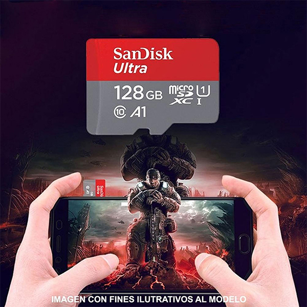 Memoria Micro SD 32GB SANDISK Juegos A1 SDSQUA4-032G-GN6MA