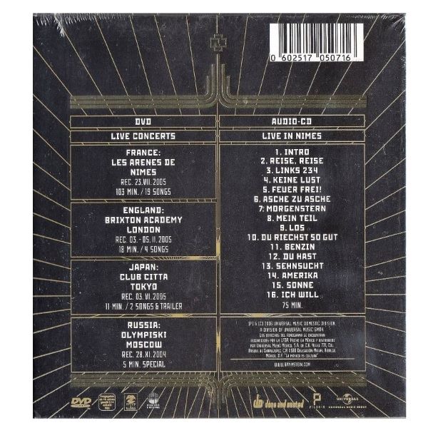 CD Rammstein ~ Volkerball (con DVD) 