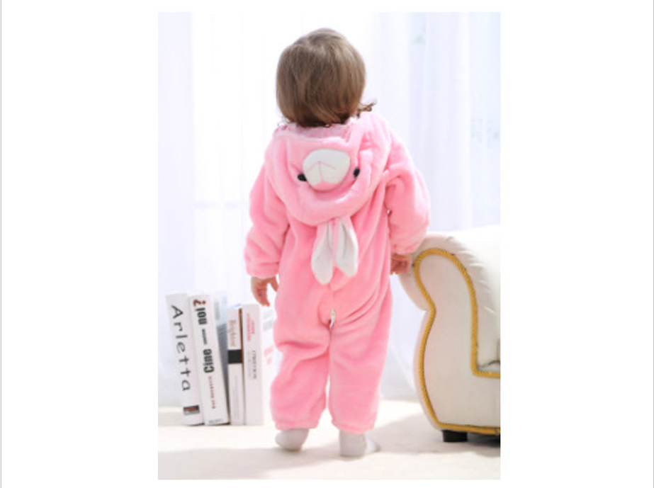 Hermoso Mameluco Bebe De Conejo, Cómodo, Pijama, Disfraz, 6 a 12 meses y 12 a 18 meses