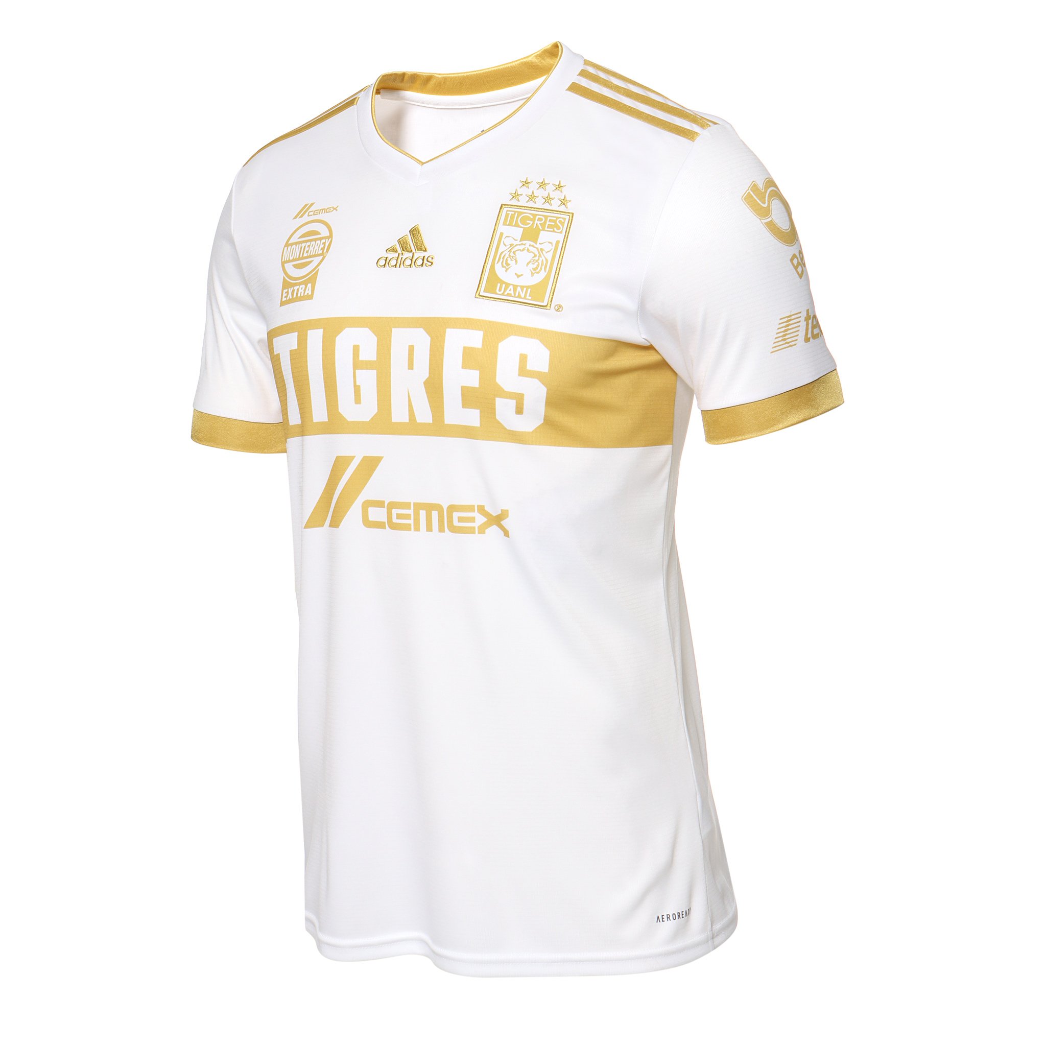 Jersey Adidas de los Tigres de UANL de Visitante Blanco 