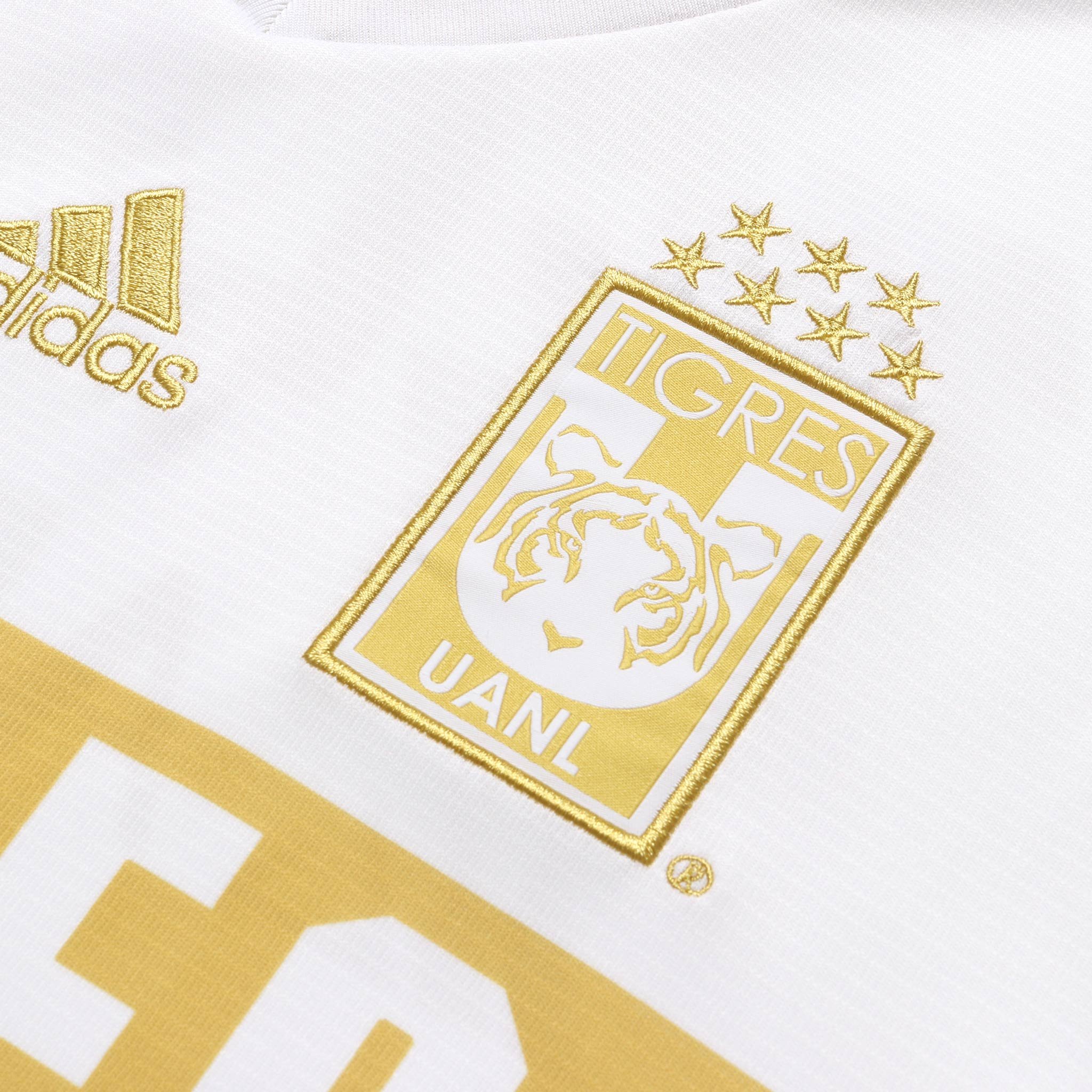Jersey Adidas de los Tigres de UANL de Visitante Blanco 